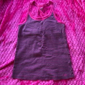 pink striped tank